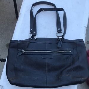 Black coach bag
